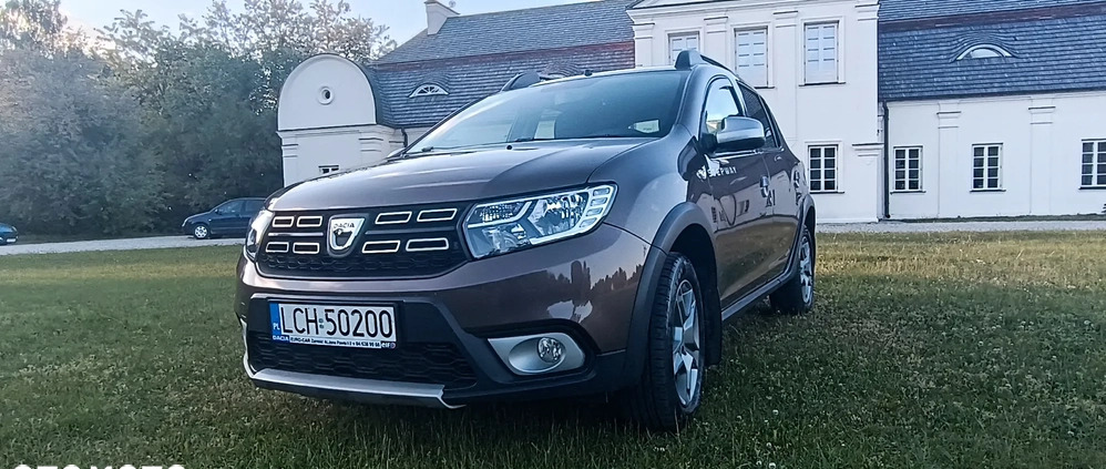 Dacia Sandero Stepway cena 39999 przebieg: 64000, rok produkcji 2017 z Łomża małe 56